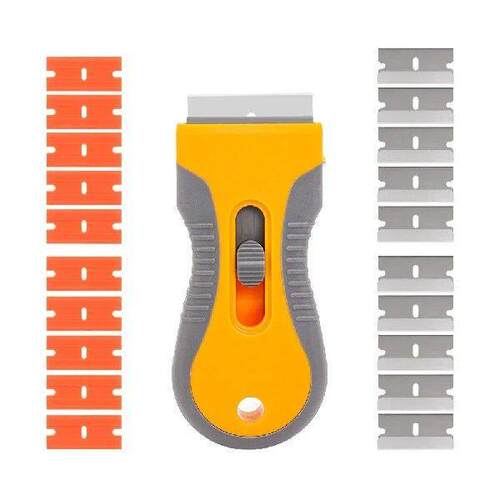 Multi-Purpose Mini Razor Blade Scraper Set Cleaning Tool