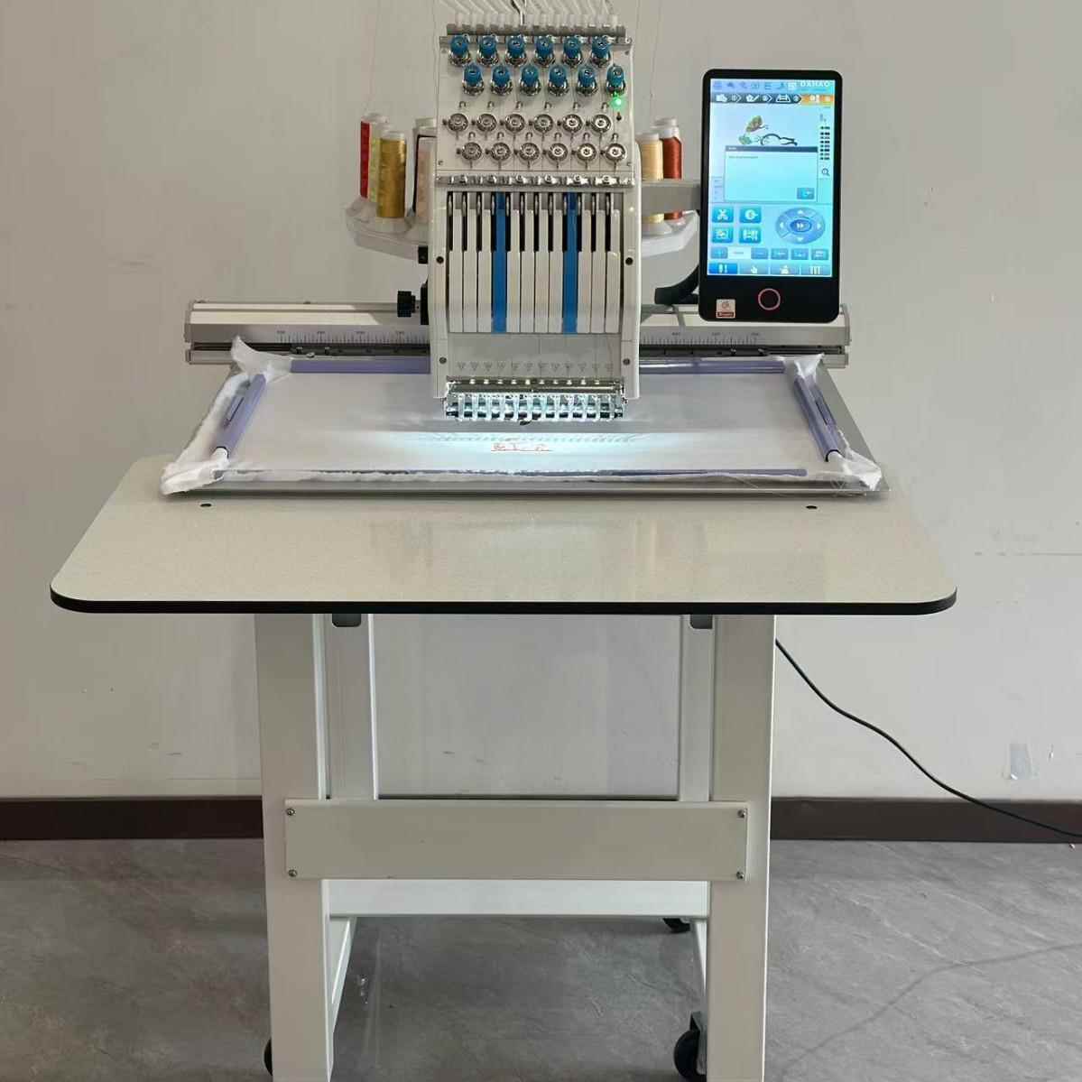 1201CT叶氏2025新款家用PRO马头机电脑绣花机单头12针工业刺绣机