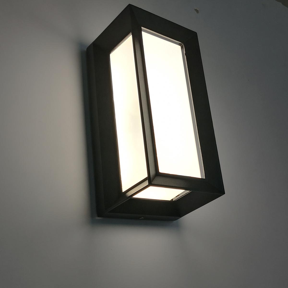 现代简约灯LED长方形灯PVC罩铝材灯客厅书房卧室酒店别墅商铺壁灯