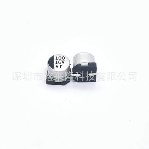 供应100UF16V 16V100UF电容 尺寸6x5 厂家 贴片铝电解电容