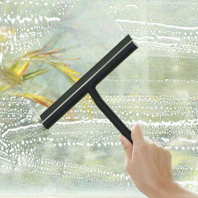 Shower Squeegee Window Glass Wiper Silicone Scraper Cleaner