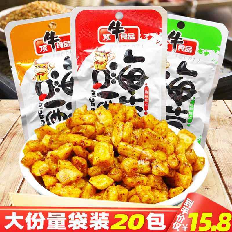 顶牛辣条素牛筋升级装湖南特产麻辣条片鸡筋儿时小吃怀旧零食,零食/坚果/特产,面筋制品,淘宝优惠券,粉丝福利购,淘宝优惠卷