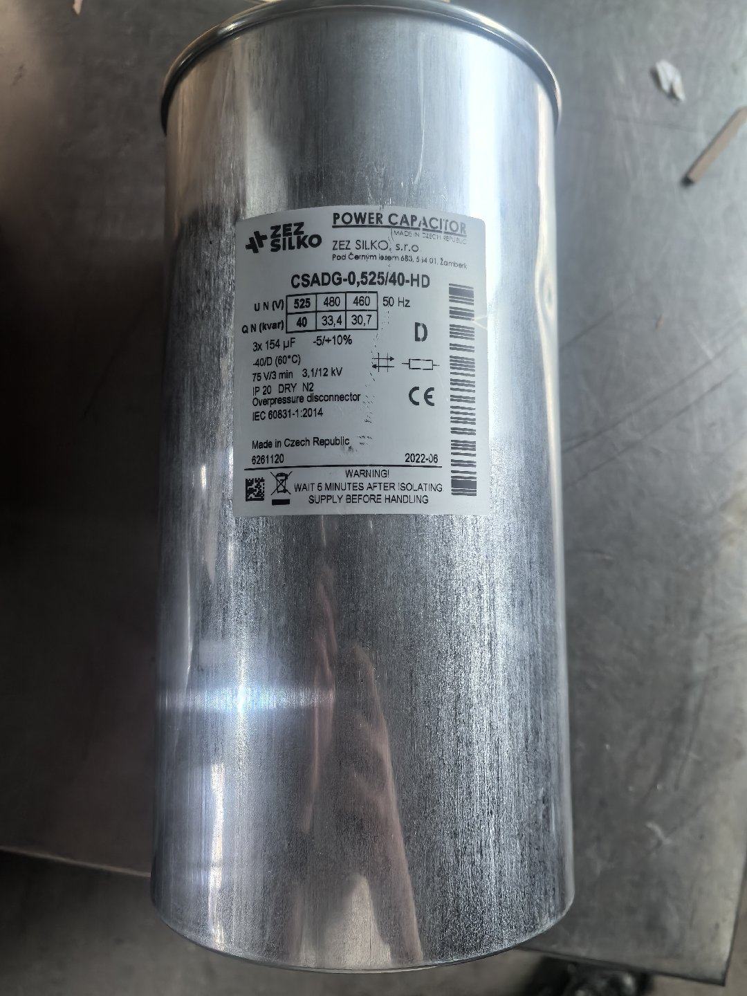 ZEZ SILKO电容CSADG-0,525/40-HD，3
