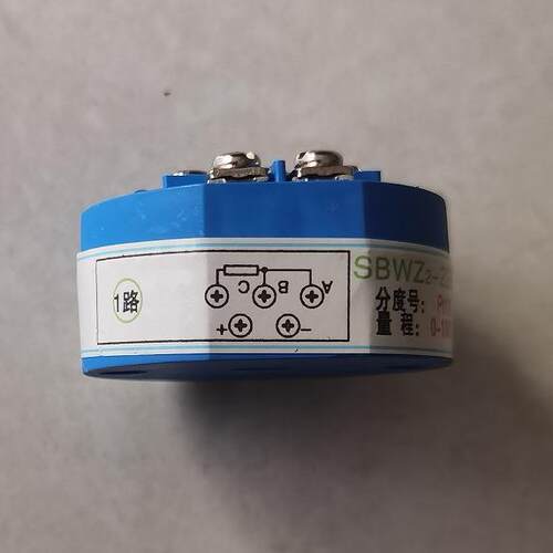 SBWZ2-2260双支温度变送器分度号PT100