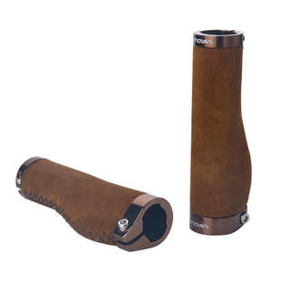 VIADUCT 山地公路折叠自行车真皮手缝牛皮握把套 小布改装扁把套