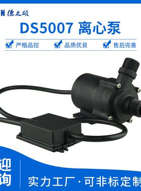 DS5007直流无刷水泵12V24V电压80w小水泵40升流量8m扬程