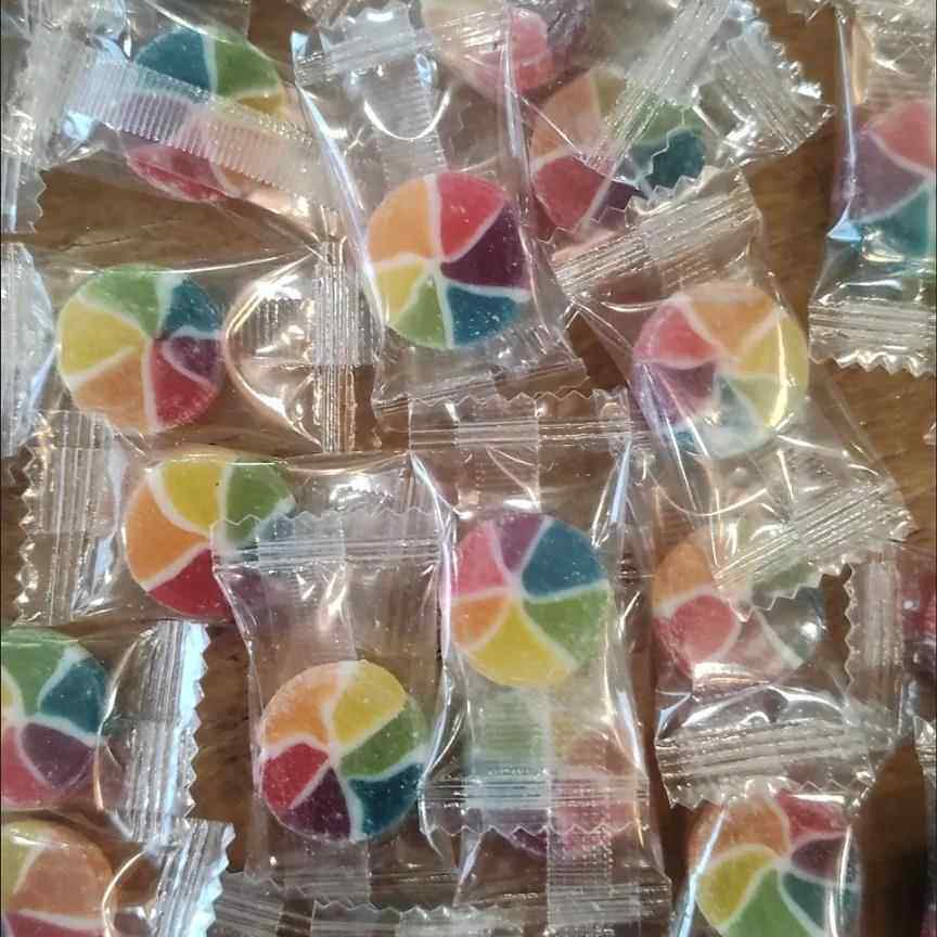 六一儿童节糖果小零食混合水果味风车糖手工切片糖喜糖散装