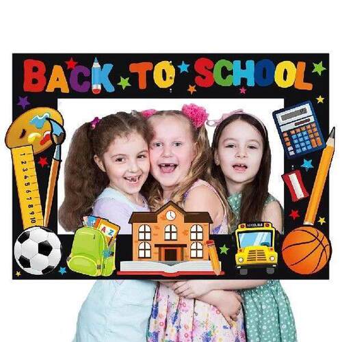 School Season Back To School Photo Props Colorful Cartoon