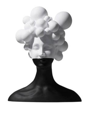 现代轻奢软装饰品售楼处样板间神秘女人物造型酒店艺术品雕塑摆件