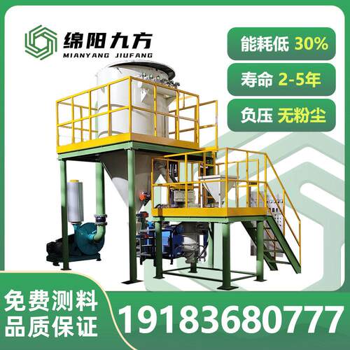 M8超细镍粉专用粉碎分级系统绵阳九方气流磨超微粉碎设备