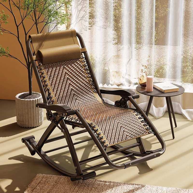 摇摇椅阳台懒人椅折叠躺椅成人可睡觉家用休闲晒太阳单人沙发藤椅,住宅家具,折叠椅/躺椅,淘宝优惠券,粉丝福利购,淘宝优惠卷