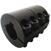 雕刻机步进伺服马达丝杆大扭矩钢性连轴 钢性联轴器 一体式 两件式