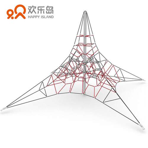 公园户外爬网小区儿童乐园体能训练攀爬网游乐设施航海绳钢丝绳