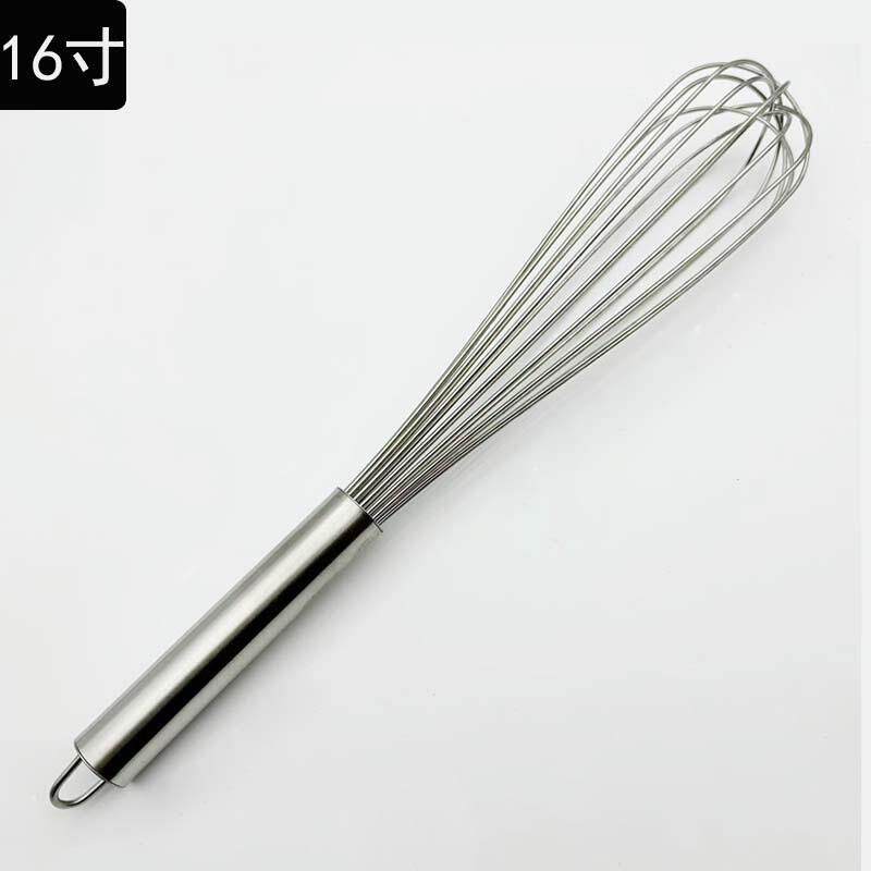 16寸加粗8线不锈钢打蛋器 搅拌器 搅蛋器 手动打蛋器全长42CM
