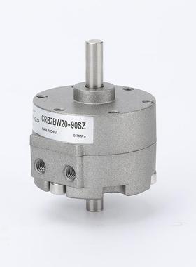 旋转气缸CB2BW810/15SGZ/20/30/40-90S/10S/27片0度单叶式旋转R摆