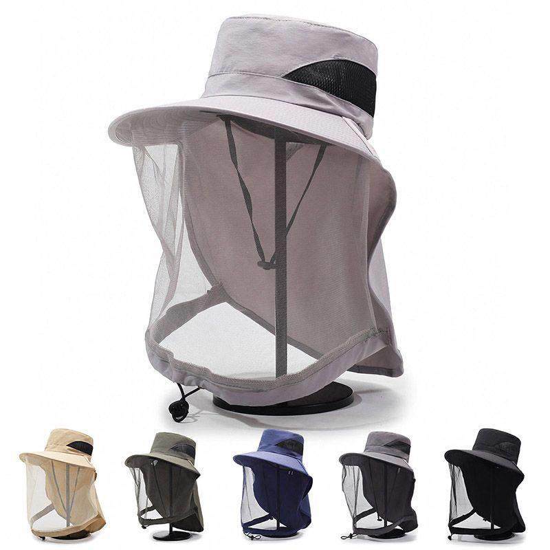 钓鱼防晒帽子男士紫外线户外渔夫帽蚊虫网纱面罩登山遮脸太阳帽,服饰配件/皮带/帽子/围巾,防晒帽,淘宝优惠券,粉丝福利购,淘宝优惠卷
