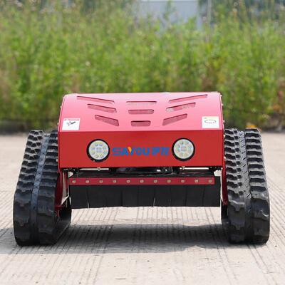 地形遥控割机农场山坡家用式小型剪草机履带果园草全坪草除NLU草