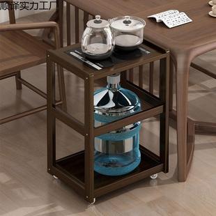 小茶桌WZ 20250体家用移动小台茶茶几泡茶边柜茶水全自动烧水壶一