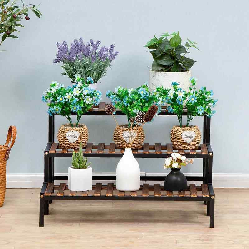 花架阳子铁艺阶梯式外多层置物架台落地植物架室内移85368多动台