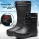水鞋 采购产品冬季 加厚钓鱼洗车高水靴 防水防滑胶鞋 男雨靴