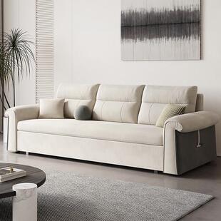 多功能两用沙发床2026年新款直排简约现代折叠客厅小户型家用沙发