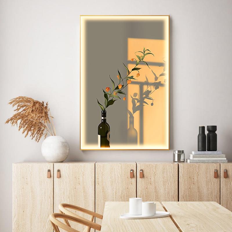 北欧静物玄关居家客厅灯画装饰画治愈系过道走廊尽头挂画卧室壁画