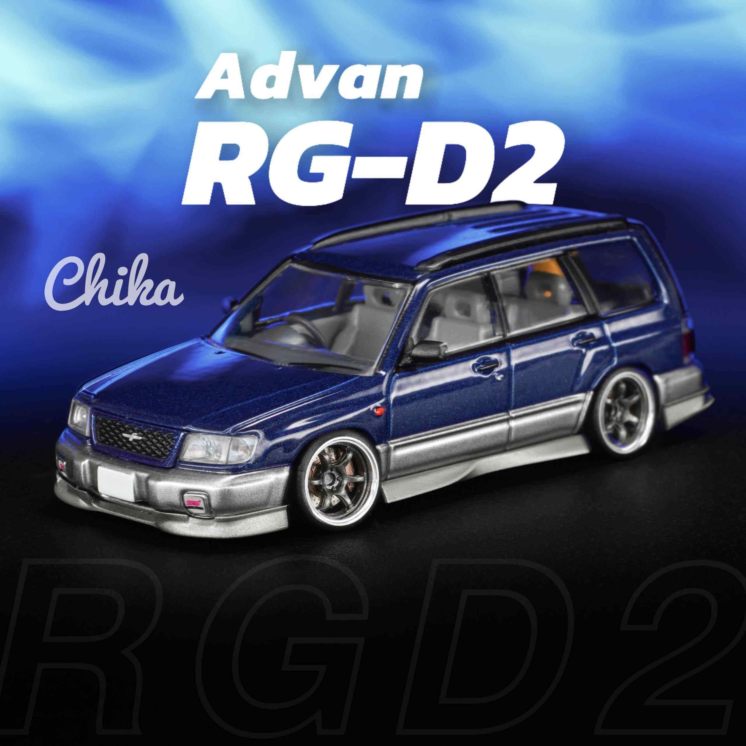 【现货】1/64 Chika  Advan RGD2 8.9/9.7mm二次改装静态轮毂