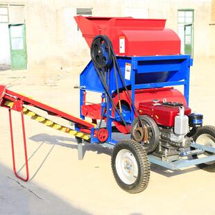 柴油机花生摘果机家用电动打果机秧果分离干湿两用自动装 袋400型