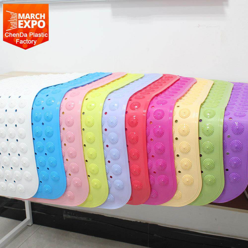 大号浴室防滑垫洗澡淋浴大号带吸盘按摩脚垫厕所卫生间隔水地垫