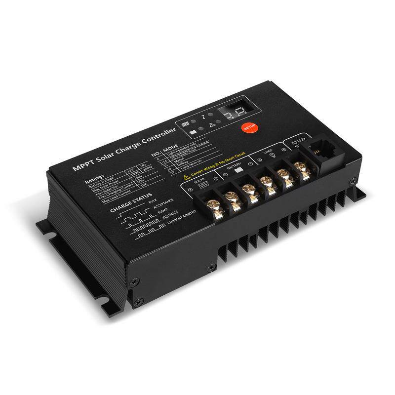 12V24V10A MPPT太阳能控制器MT-2410A路灯家用防水充电控制器