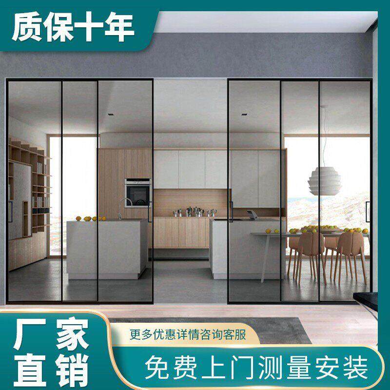 定制覆古化妆室铝合金室内门平开门厨房门玻璃门拉门移门拉门