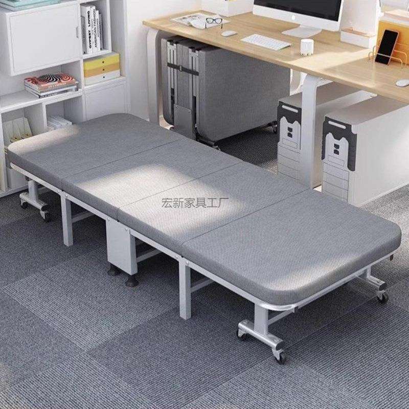 Hx2单人折叠床午休床成人折叠床办公室午睡神器折叠床单人便携式