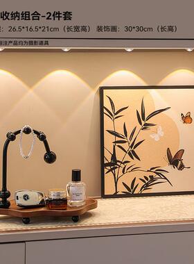 法式中古风卧室床头柜摆画客厅复古蝴蝶装饰画餐厅简约高级感挂画