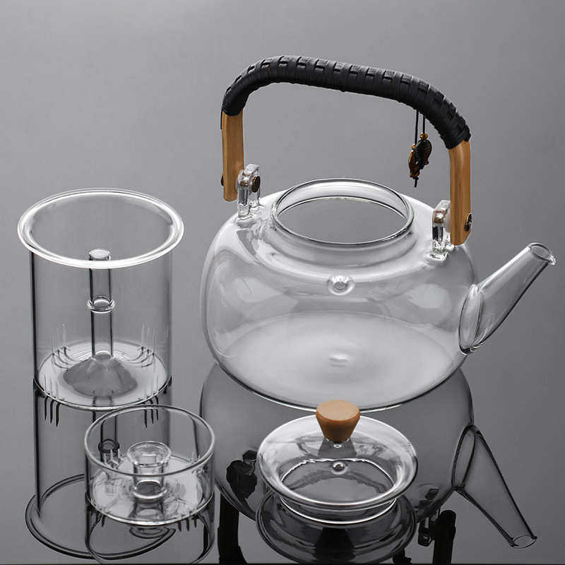 加热烧水炉茶器一体陶.电茶壶玻璃蒸煮煮全自动1大容量专用泡茶3l
