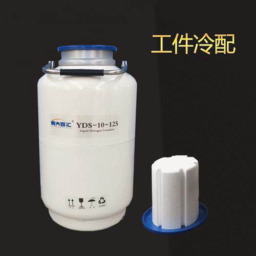 YDS-10-125便携液氮罐125mm大口背带液氮容器样本冷藏低温容器
