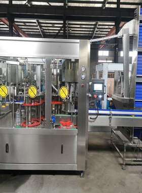 中小型自动化碳酸饮生料生线 易拉罐装饮料线产 碳酸饮料298产生