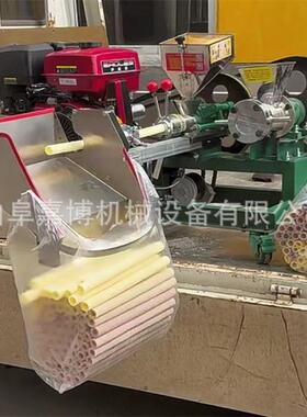 双机头五谷杂粮膨化机商用摆摊汽油大米泡泡果爆米花机智能切断