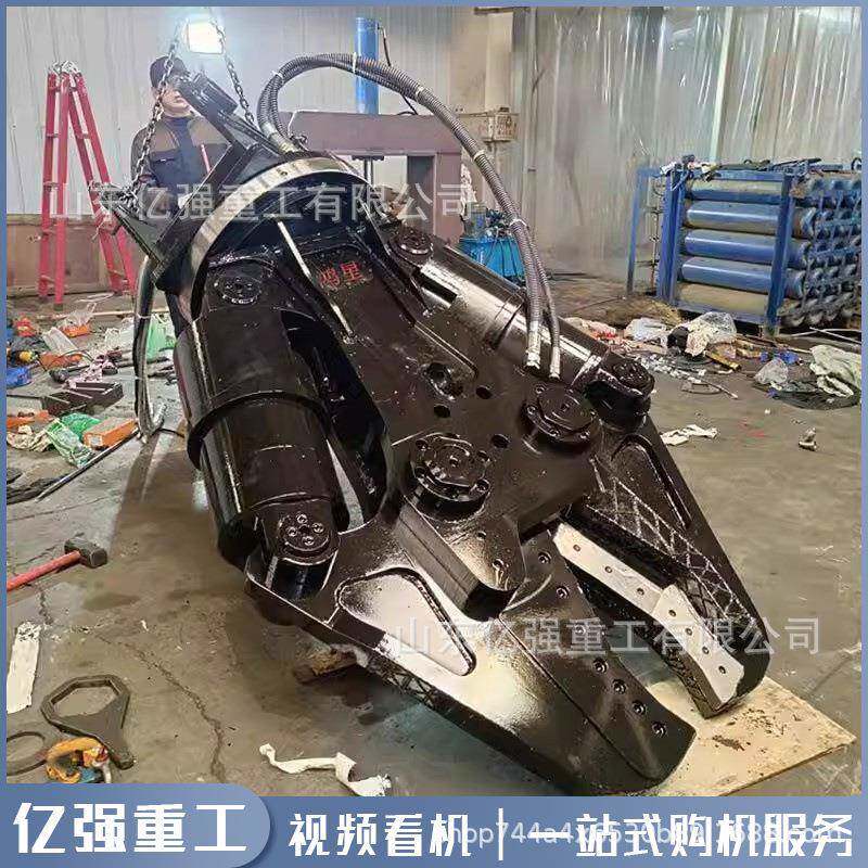 挖掘机双缸液压剪房屋拆除搬迁拆楼破碎钳钢筋混凝土全液压破碎剪