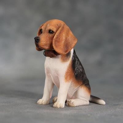 正品Jxk比犬小狗m格模ig士u狗型小模拟兵动物时髦装饰可爱的狗Fig