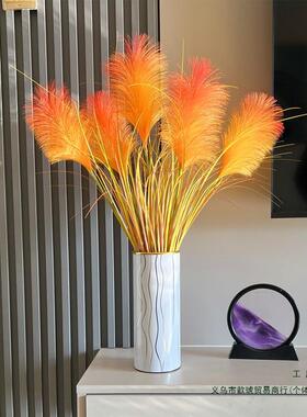 F97S8TJ7芦苇干花客厅面居假花民宿家桌装饰品摆件花花艺植物室内