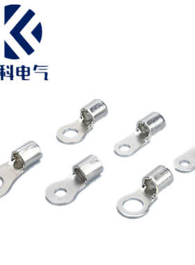 冷 只铜1000o型裸圆形端子鼻子端头线头压ot1型 10 .5-接线黄铜