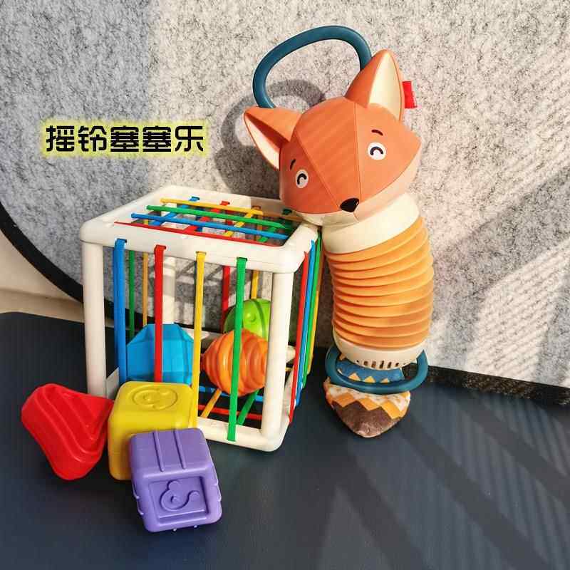 正品狐手风琴玩器具幼早教益智人工乐儿童儿音乐狸玩具1-3岁锻炼