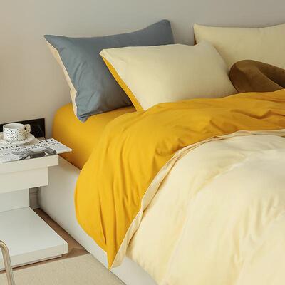 A类婴儿级针织天竺四件套纯棉100笠全棉简约HMK被套棉床床单床上