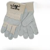 耐高温 牛皮 耐烫 柔软耐磨 焊工手套 劳动保护 焊接手套