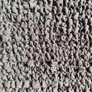 弹力皱皱泡泡布350g清新四季 沙发套梭织面料云朵沙发巾椅子套布料