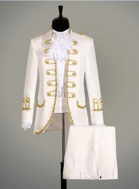 正品2演00欧洲男士宫廷礼服出服白马王2子舞台古话覆剧表演成人款