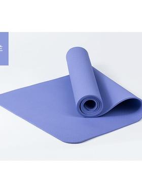 高档ttype双色瑜伽垫6毫米长健身垫环保无防滑型瑜伽起加垫仰卧坐