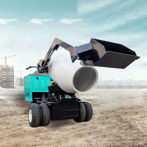 厂家出口南美HT800液压搅拌罐 移动轮式自卸车水泥砂浆搅拌罐