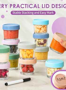 Glass Baby Food Storage Containers Jars Maker Snack Puree