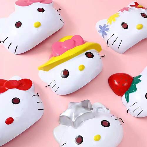 COS儿童上半脸动漫KIT猫装扮圣诞节面具